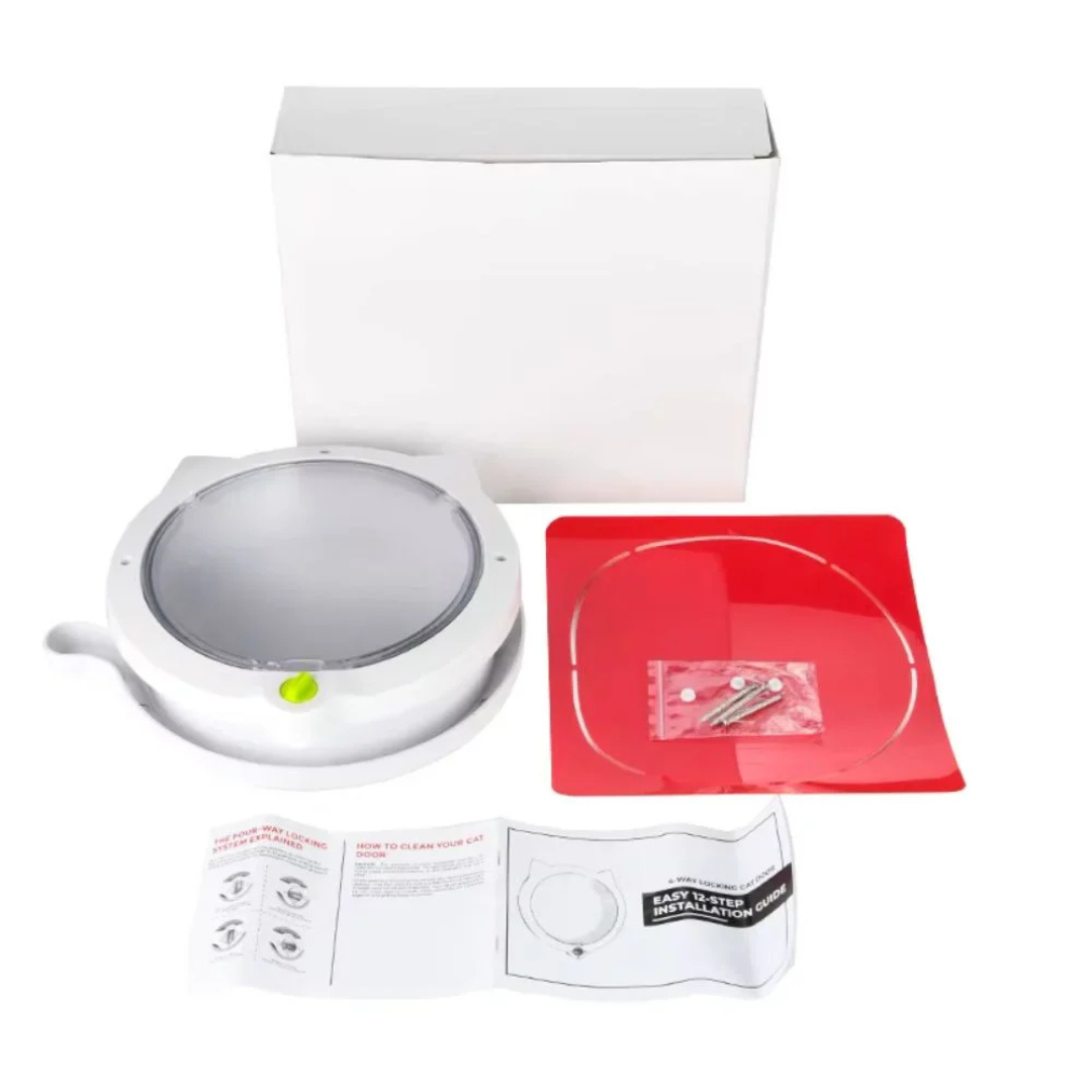 Leon | 4-Way Locking Cat Flap Door | Auto Close